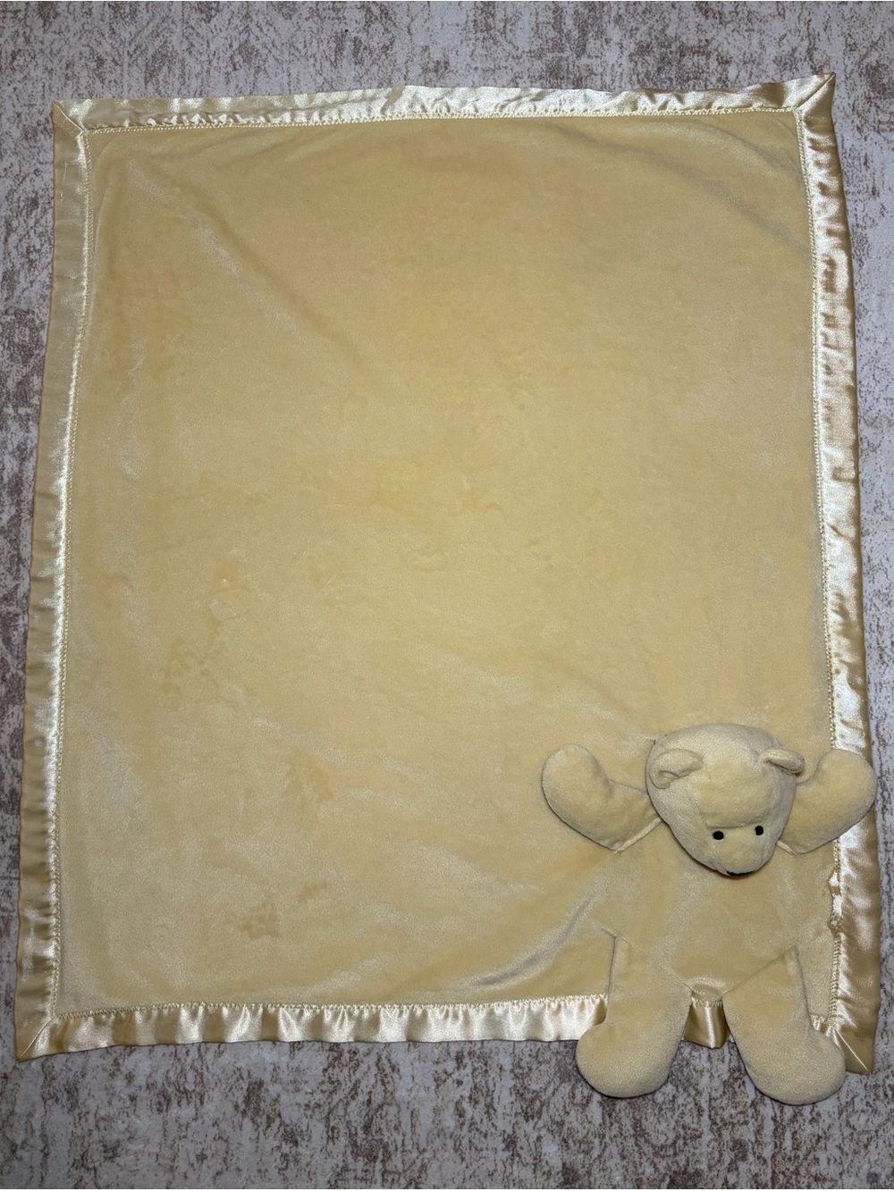 Vintage North American Bear Company Flatso Roll Up Blanket Flatobearius 30”x26”